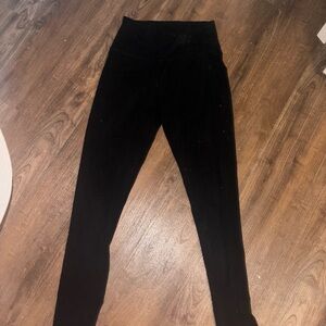 Black High-Waisted Leggings